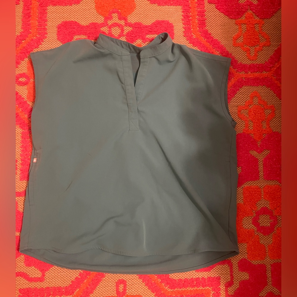 Figs teal scrub top (Rafelea type) size M